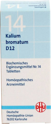 BIOCHEMIE DHU 14 Kalium bromatum D 12 Tabletten