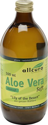 ALOE VERA SAFT Ganzblatt