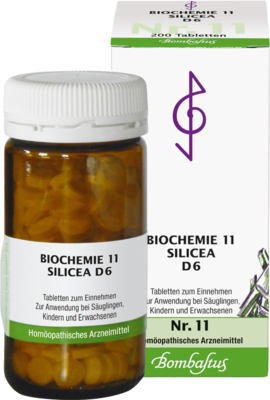 BIOCHEMIE 11 Silicea D 6 Tabletten