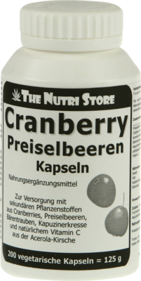 CRANBERRY PREISELBEEREN veget.Kapseln