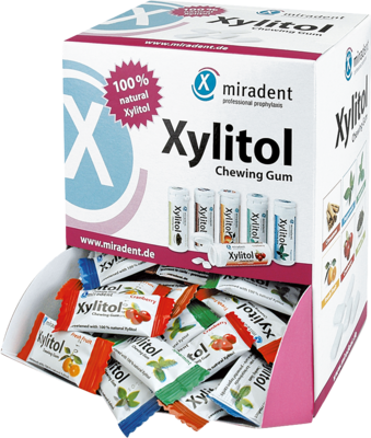 MIRADENT Xylitol Chewing Gum Schüttverp.sort.