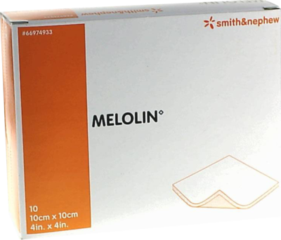 MELOLIN 10x10 cm Wundauflagen steril