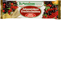 DR.MUNZINGER Fruchtschnitte Johannisbeere