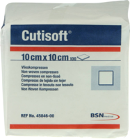 CUTISOFT Vlieskompressen unsteril 10x10 cm