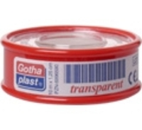 GOTHA FLEX Heftpfl.transp.1,25 cmx10 m