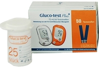 GLUCO TEST Plus Blutzuckerteststreifen