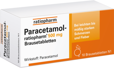 PARACETAMOL-ratiopharm 500 mg Brausetabletten