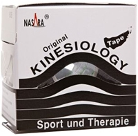 NASARA Kinesiologie Tape 5 cmx5 m schwarz