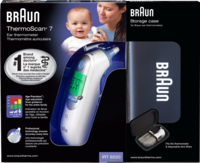 BRAUN THERMOSCAN 7 Kombi Ohrthermometer m.Etui