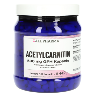 ACETYLCARNITIN 500 mg GPH Kapseln