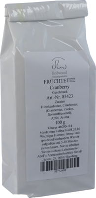 CRANBERRY FRÜCHTETEE aromatisiert