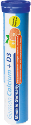 GERMAN Calcium+Vitamin D3 Brausetabletten