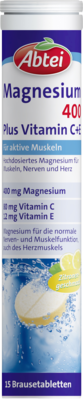 ABTEI Magnesium 400 Plus Vitamin C+E Brausetabl.