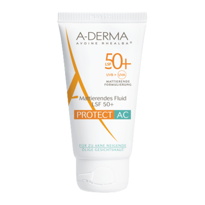 A-DERMA PROTECT AC SPF 50+ mattierendes Fluid