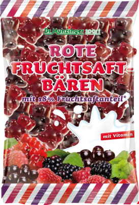 DR.MUNZINGER rote Fruchtsaft-Bären