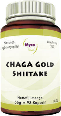 CHAGA GOLD Shiitake Pilzpulver-Kapseln Bio