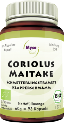 CORIOLUS MAITAKE Pilzpulver-Kapseln Bio