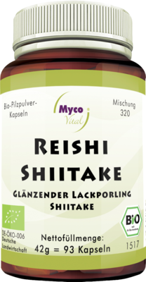 REISHI SHIITAKE Pilzpulver-Kapseln Bio