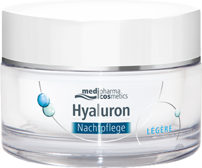 HYALURON NACHTPFLEGE legere Creme im Tiegel