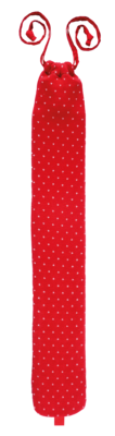 LONGI Gummi-Wärmflasche Strickbez.BW rote Königin