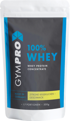 GYMPRO 100% Whey Protein Pulver Zitrone-Käsekuchen