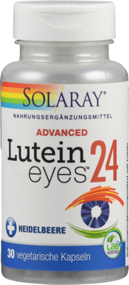 LUTEIN EYES Advanced 24 mg Solaray Kapseln