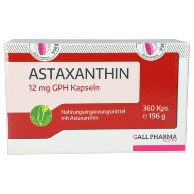 ASTAXANTHIN 12 mg GPH Kapseln