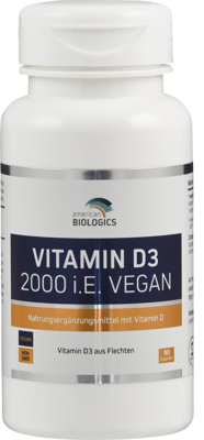 VITAMIN D3 2000 I.E. vegan American Biologics Kps.