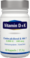 VITAMIN D+K 4.000 I.E./100 µg Kapseln