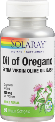 OREGANO ÖL vegan Solaray Kapseln