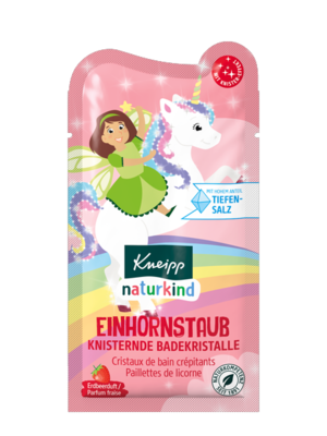 KNEIPP naturkind Knisternde Badesalze EINHORNSTAUB