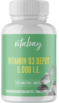 VITAMIN D3 DEPOT 5000 I.E. Cholecalciferol Tabl.