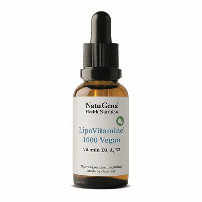 LIPOVITAMINE 1000 vegan Vitamin D3+A+K2 Tropfen